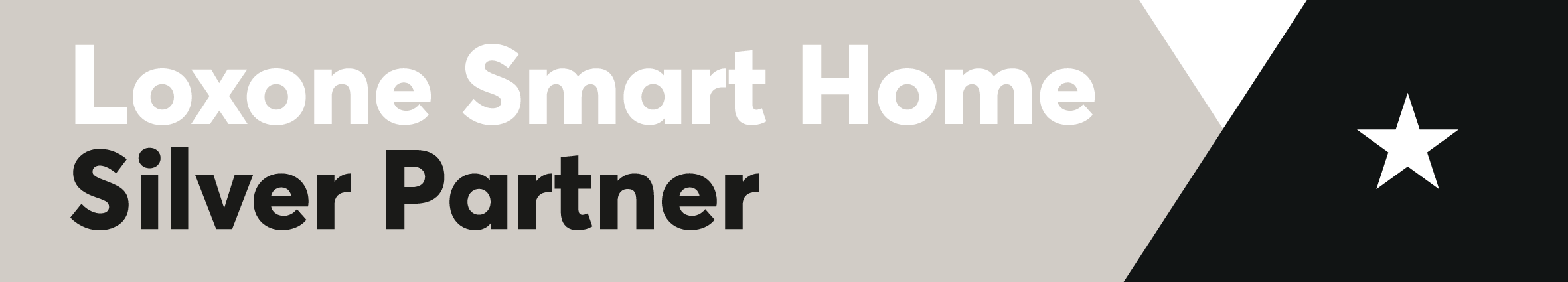 Loxone Silver Partner logo - Smarthjem og bygningsautomasjon